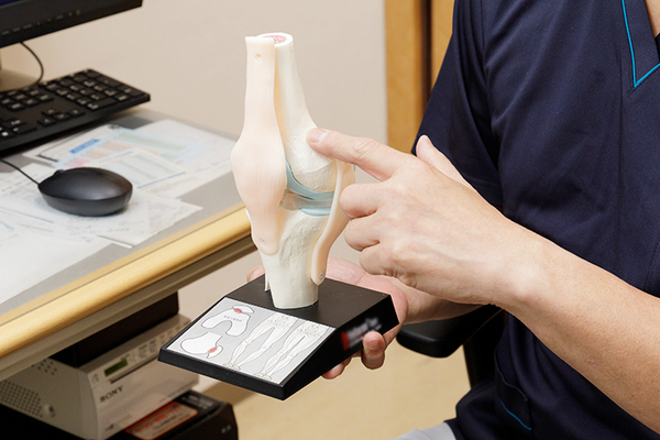 みやみつ整形外科リハビリクリニック 変形性膝関節症には一般的に運動療法や保存療法を行う