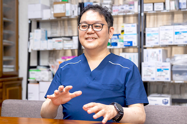 在宅クリニック らぽーる まずは気軽に訪問診療について相談してほしいと話す院長