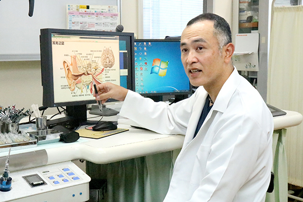 いわつぼ耳鼻咽喉科・めまいクリニック イメージしやすいようわかりやすく説明