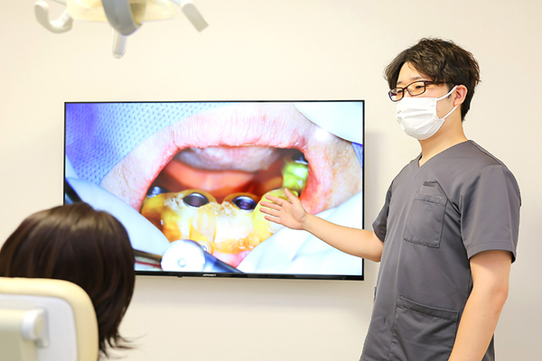 まつなか歯科クリニック 先進のデジタル技術を駆使し、わかりやすく説明