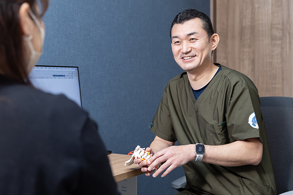 にしぎふ整形外科リハビリクリニック 診察中にその場で検査できる