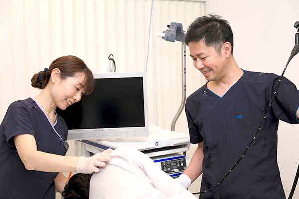 はまうづクリニック 「楽しい内視鏡検査」をめざしている