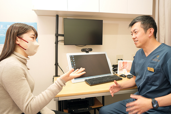 川崎駅前大腸と胃の消化器内視鏡・肛門外科クリニック 患者一人ひとりに合った適切な検査を提案している