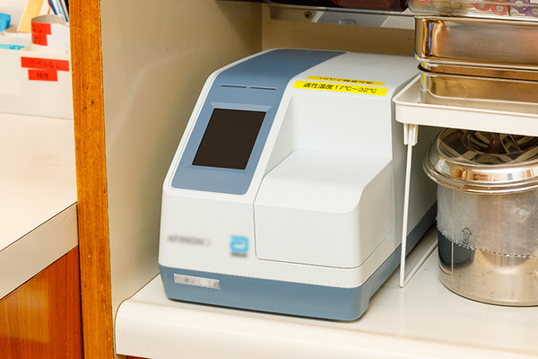 千頭医院 血液検査を迅速に行うことができ、診断もスムーズ