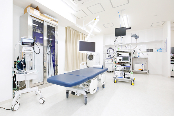 消化器と診断・治療内視鏡クリニック 先進の機器をそろえた内視鏡検査室