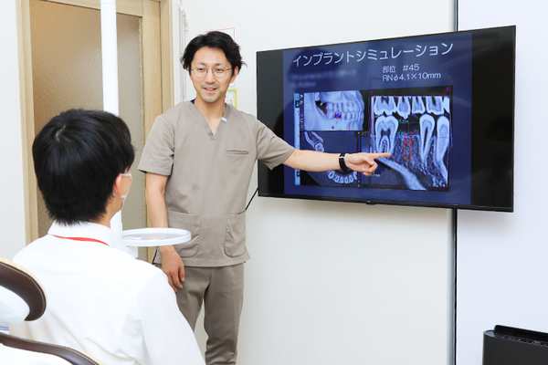 岡崎六竜歯科クリニック 穏やかな口調でわかりやすく説明してくれる