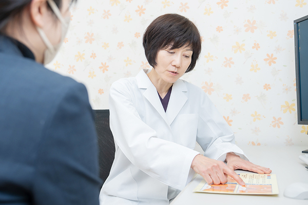 栄エンゼルクリニック 図を用いながら丁寧に説明をしてくれる