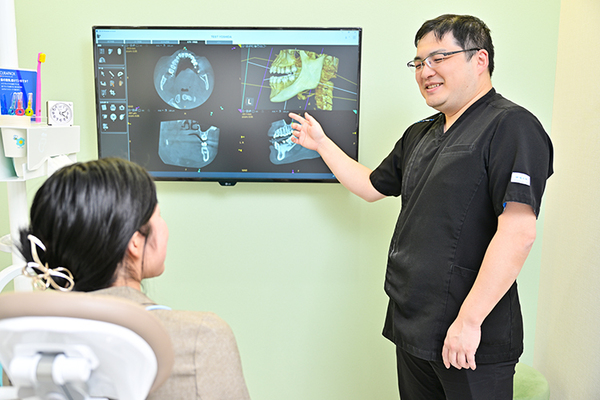 上尾かしわざ歯科医院 丁寧な検査をもとに慎重に検討し、適切な診断をすることが重要