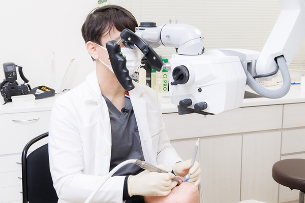 昭和歯科・矯正歯科 むし歯治療や審美面に配慮した治療でも使用している