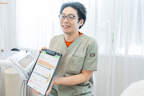 ヒサドメ歯科 患者とじっくり話し合った上で治療を進めるよう心がけている