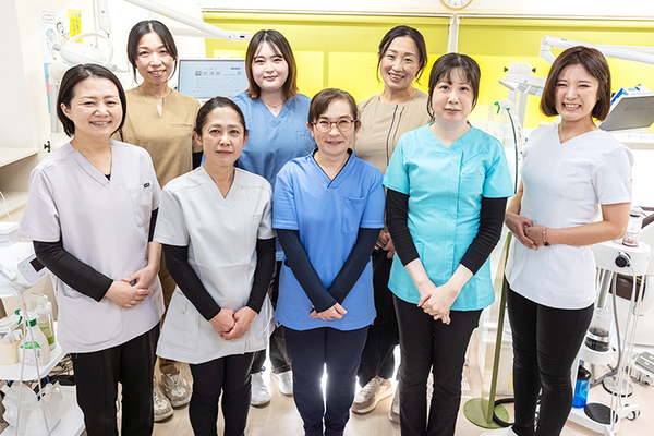 パラシオン歯科医院 スタッフのスキルアップのために体制を整えている