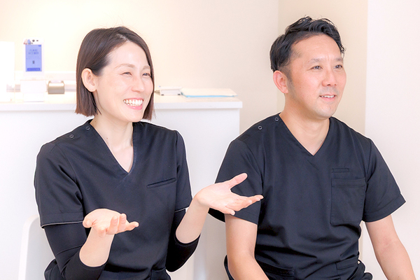 六本松MI歯科 「予防しやすい口づくりをめざす」と語る院長と副院長