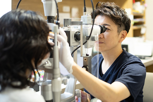 医療法人龍眼科 検査結果等の説明は、画像や具体例を用いながら丁寧に行う