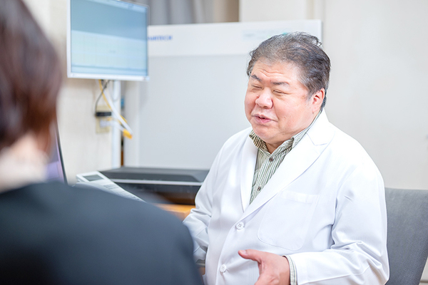 石田レディースクリニック 妊婦の小さな変化も見逃さないよう、気をつけている