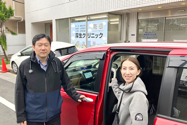 厚生クリニック スタッフの丁寧な対応も医院の魅力の一つ