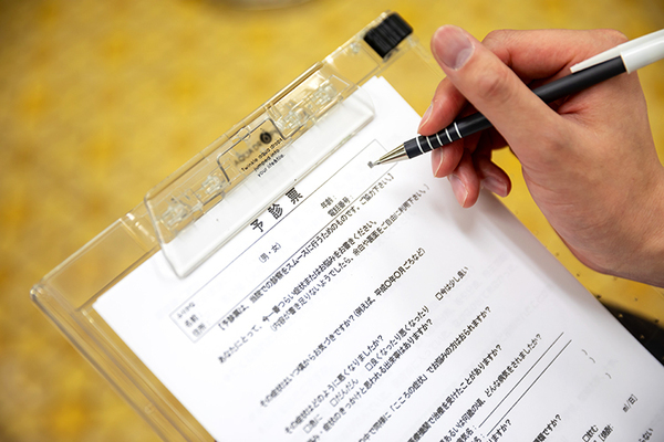そごう心療内科クリニック 予診票の情報を診療で生かしている