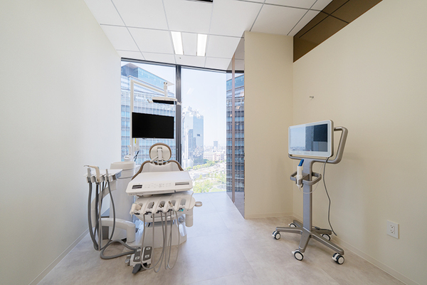 矯正歯科医院大阪オルソ 診察室はすべて個室になっている