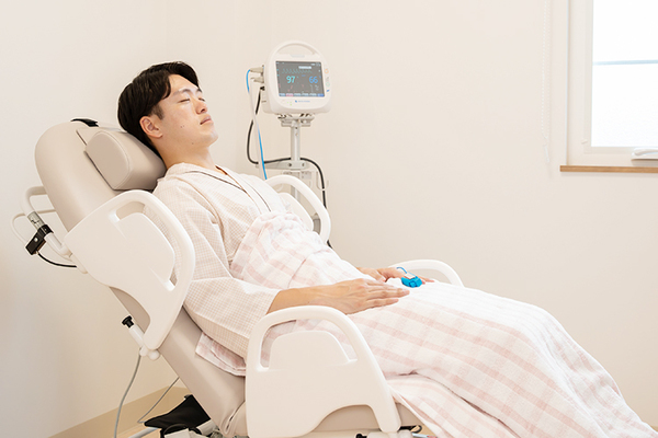 あかどうじクリニック 不安が強い方には積極的に鎮静剤を使用している