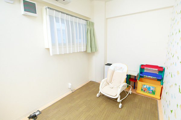 山口小児科内科 感染症にかかった子どもを預かることができる隔離部屋も完備