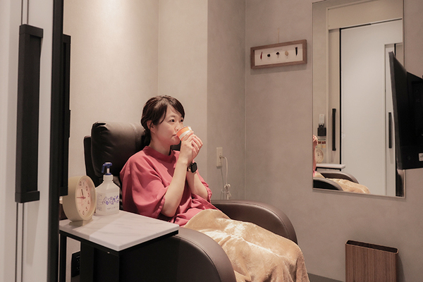 いわした内科おなか診療所 個室の前処置ルームも完備