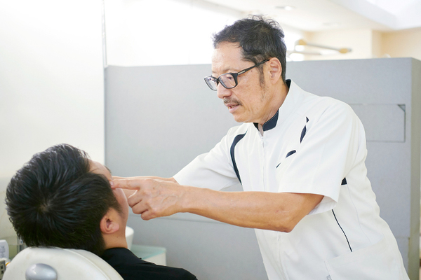ながい正彦歯科 「顎関節症」が歯周病の要因になっていることもあるという