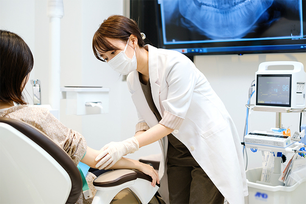 ドルミーレデンタルオフィス表参道 痛みに弱い人、短期間で治療を終えたい人に勧めている