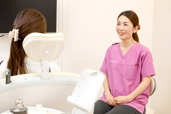 花岡歯科医院 生活習慣や癖を確認し、安定した噛み合わせの維持をサポート