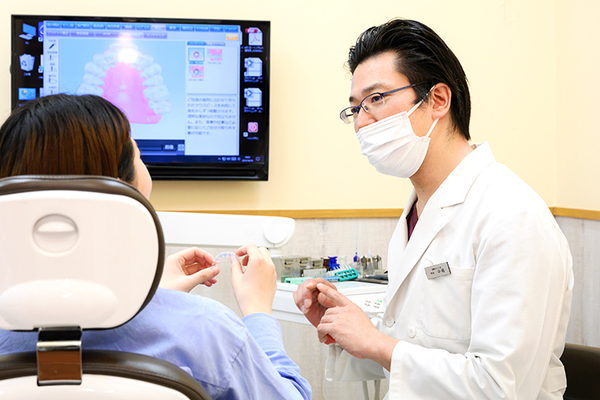 みょうでんfamily歯科 患者が納得いくまで説明を行う