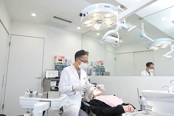 永福町駅前歯科・矯正歯科・小児歯科 半個室と個室タイプの診察室を完備