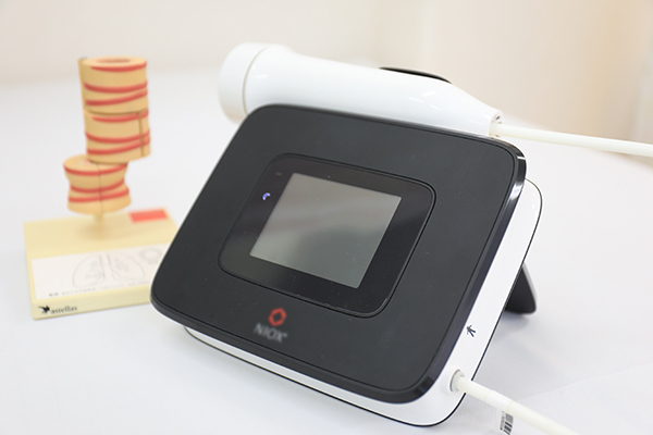 たけだクリニック 好酸球性の気道炎症の程度を計る「呼気NO検査」