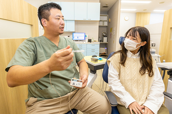 まつざき歯科クリニック 定期的に検査を受けることで、口腔内の変化にも気づきやすい