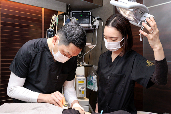 関内馬車道デンタルオフィス 患者の心身の状態に常に気を配っている