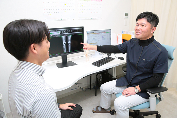 まつおか整形外科クリニック 丁寧な説明で専門用語や治療に対する不安を軽減する