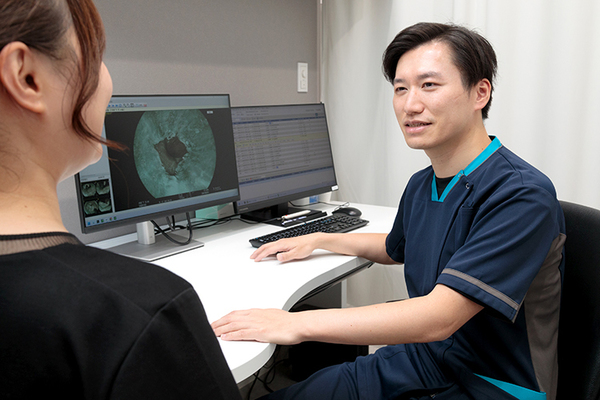 大阪なんば内科・消化器内視鏡クリニック 診断結果をもとに、今後の治療方針を丁寧に説明する