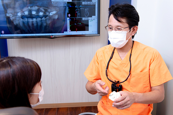 陽光台歯科クリニック 期間が長い治療だからこそ、メリットを含め丁寧に説明