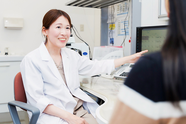 操レディス ルイかのう院 しっかりとヒアリングを行い、わかりやすい説明を心がけている