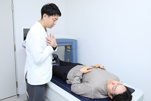 かのう整形外科 身体的な負担も少なく検査ができる