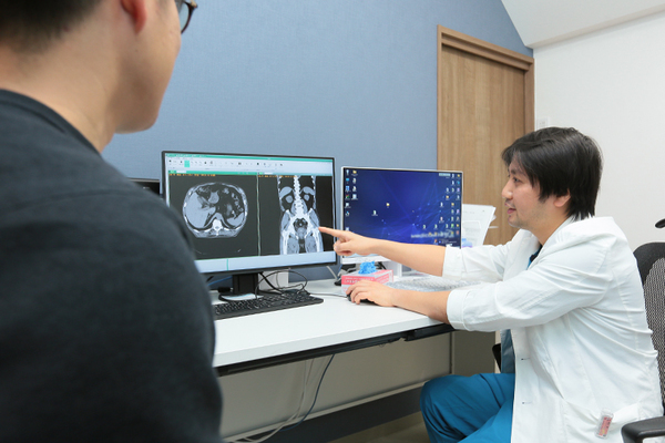 とよだクリニック 検査後は、画像を確認して所見をレポートにして説明