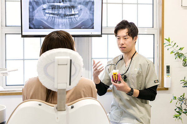かわはら歯科 新小郡クリニック 患者一人ひとりの症状に合わせて対応する
