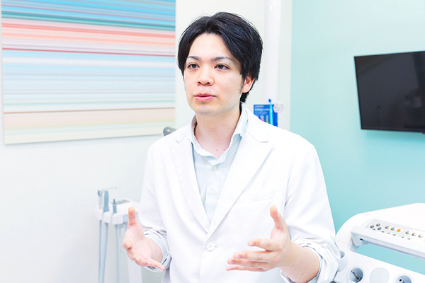 中延昭和通り歯科 身振り手振りを交えてわかりやすく解説