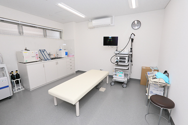 マツイ医院 検査前には鼻に局所麻酔を行い検査を実施
