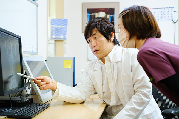 たけむら整形外科 理学療法士と連携して治療を進める