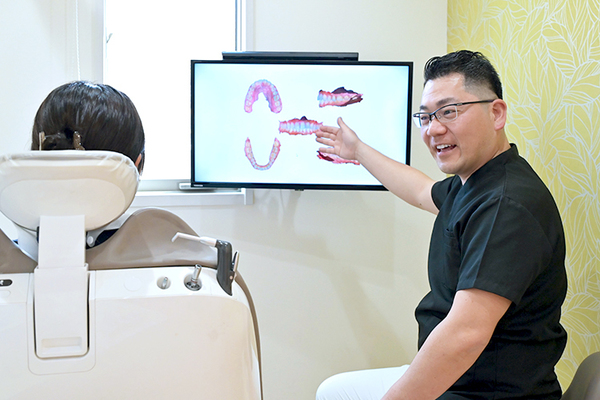 みずたに歯科クリニック 患者に合わせたメニュー提案をするため、カウンセリングに注力