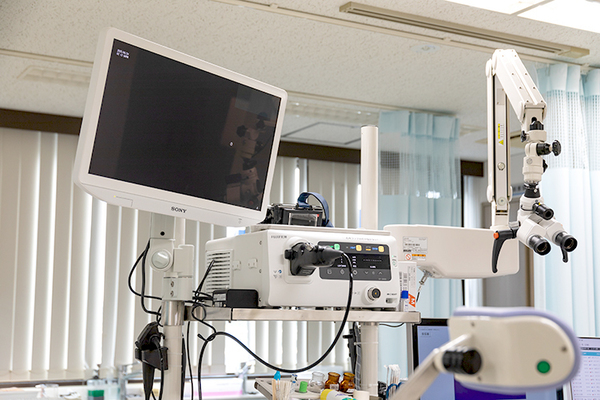 みちば耳鼻咽喉科クリニック なるべく負担の少ない検査を心がける
