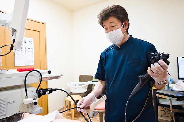 前田ファミリークリニック 患者の負担をなるべく減らせるよう、鎮静をかけた状態で検査可能