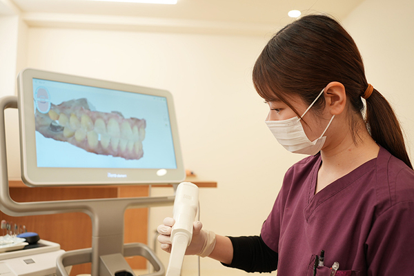 しまぞえ歯科 精密検査できる光学スキャナー