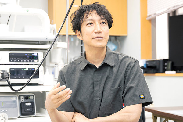 高松中央インタークリニック 鎮静剤は使わずに、検査の苦痛軽減を図る