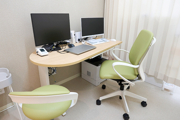 用賀けやき内科 呼吸器内科・アレルギー科 不安要素をできる限り緩和するための工夫をしている