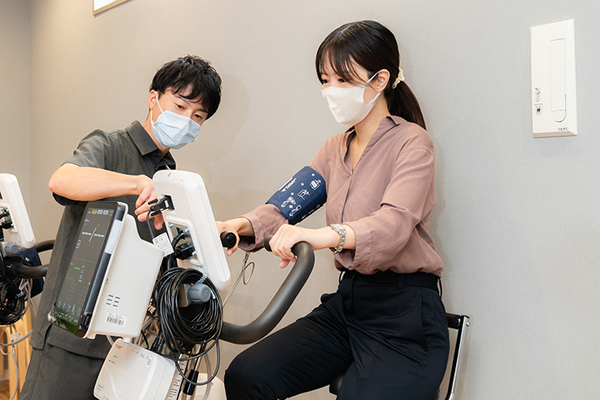 かたやま内科クリニック 週1回の頻度で心臓リハビリを行う