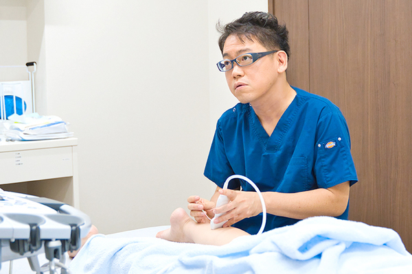 たまる循環器内科・静脈瘤クリニック 不安があれば、ごく弱い鎮静剤を使うことも可能